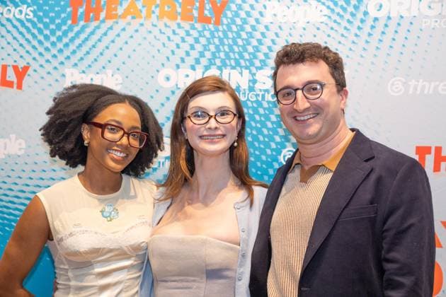 May 22, 2026, Bronx, New York, USA: Alyah Chanelle Scott, Dylan Mulvaney and Thomas Laub attend the Theatrely and Original Story Productions of Broadway Breakout Brunch at Ascent Lounge in New York, NY on May 22, 2026. Bronx USA  - ZUMAr339 20260522_znp_r339_062 Copyright: xLevxRadinx