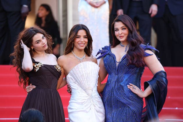 Histoires De La Nuit (The Birthday Party) screening during the 79th Cannes Film Festival Ariana Greenblatt, Eva Longoria and Aishwarya Rai Bachchan - Histoires De La Nuit (The Birthday Party) screening during the 79th Cannes Film Festival in Cannes, France on May 22, 2026  Copyright: x Chassery+Courdjix