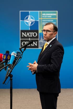 May 22, 2026, Helsingborg, Antwerp, Sweden: The Ministers of Foreign Affairs of the NATO member states gather in Helsingborg, Sweden to prepare the big NATO Summit in Ankara in six weeks. Helsingborg Sweden  - ZUMAr234 20260522_zip_r234_003 Copyright: xBobxReijndersx