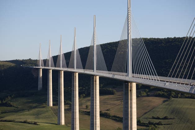 Gabriel Attal visits the Millau viaduct - Millau View of the Millau viaduct on May 22, 2026. Photo by Raphael Lafargue ABACAPRESS.COM Millau France  Copyright: xLafarguexRaphael ABACAx