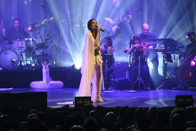 Music Concert - Arisa - Live Tour Arisa - real name Rosalba Pippa - performs live on stage of Teatro Brancaccio on May 22, 2026 in Rome , Italy Rome Teatro Brancaccio Italy Copyright: xRobertoxBettacchix xLiveMediax LPM_2465681