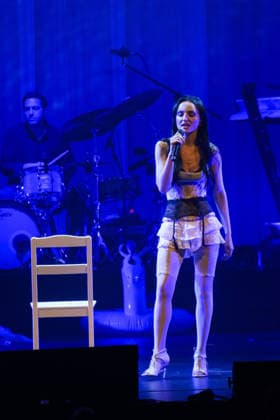 Music Concert - Arisa - Live Tour Arisa - real name Rosalba Pippa - performs live on stage of Teatro Brancaccio on May 22, 2026 in Rome , Italy Rome Teatro Brancaccio Italy Copyright: xRobertoxBettacchix xLiveMediax LPM_2465688