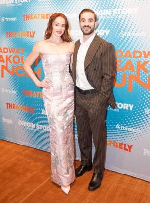 May 22, 2026, Bronx, New York, USA: Whitney Leavitt (L) wearing dress by Markarian attends the Theatrely and Original Story Productions of Broadway Breakout Brunch at Ascent Lounge in New York, NY on May 22, 2026. Bronx USA - ZUMAr339 20260522_znp_r339_042 Copyright: xLevxRadinx