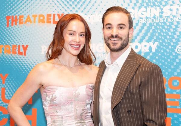 May 22, 2026, Bronx, New York, USA: Whitney Leavitt (L) wearing dress by Markarian attends the Theatrely and Original Story Productions of Broadway Breakout Brunch at Ascent Lounge in New York, NY on May 22, 2026. Bronx USA - ZUMAr339 20260522_znp_r339_043 Copyright: xLevxRadinx
