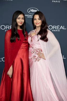 Cannes Lights On Women s Worth Photocall MP CANNES, FRANCE - MAY 22: Aaradhya Bachchan, Aishwarya Rai Bachchan attends Lights On Women s Worth during the 79th Cannes Film Festival on May 22, 2026 in Cannes, France. Photo by Marco Piovanotto Abacapress.com Cannes France  Copyright: xPiovanottoxMarco ABACAx