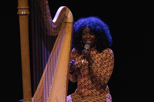 RECORD DATE NOT STATED American singer Brandee Younger will perform at the C6 Fest in the Ibirapuera Auditorium in Sao Paulo. Sao Paulo (SP), 05 22 2026 Music C6 Fest 2026 American harpist Brandee Younger performs during C6 Fest 2026, at the Ibirapuera Auditorium, in Sao Paulo, this Friday (22). Recognized for mixing contemporary jazz, soul and experimental music, the artist is one of the highlights of the festival s program.(Foto: Leco Viana Thenews2 imago images) American singer Brandee Younger will perform at the C6 Fest in the Ibirapuera Auditorium in Sao Paulo.  Copyright: xLecoxVianax