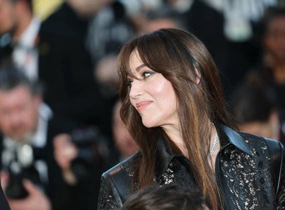 (260523) -- CANNES, May 23, 2026 -- Actress Monica Bellucci arrives for the screening of the film Histoires de la nuit (The Birthday Party) at the 79th edition of the Cannes Film Festival in Cannes, southern France, on May 22, 2026. ) FRANCE-CANNES-FILM FESTIVAL-THE BIRTHDAY PARTY WuxHuiwo 
