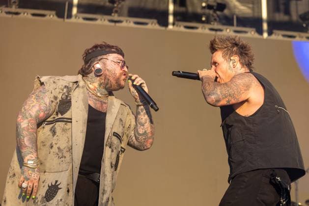 May 22, 2026, Napa, California, U.S: TEDDY SWIMS joins JACOBY SHADDIX of Papa Roach during the BottleRock Music Festival in Napa, California Napa U.S  - ZUMAs135 20260522_zap_s135_069 Copyright: xDanielxDeSloverx