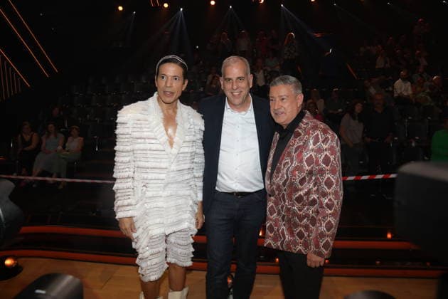 Jorge Gonzalez, CEO von RTL Deutschland Stephan Schmitter und Joachim Llambi in der elften Live-Show der 19. Staffel der RTL-Tanzshow Let s Dance im MMC Coloneum. Köln, 22.05.2026 *** Jorge Gonzalez, CEO of RTL Germany Stephan Schmitter and Joachim Llambi in the eleventh live show of the 19th season of the RTL dance show Let s Dance at the MMC Coloneum Cologne, 22 05 2026 Copyright: xAgenturxMatthiasxWehnertx xM.xGränzdörferx