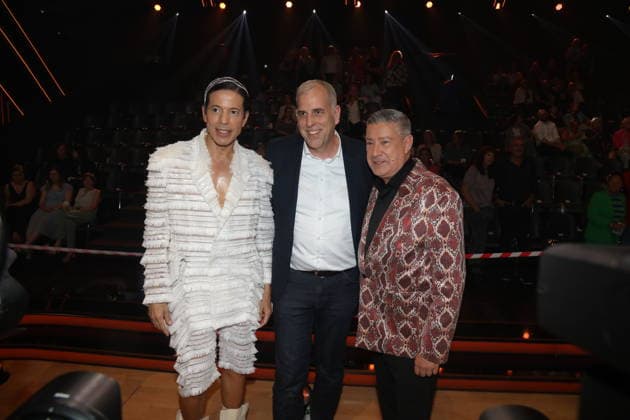 Jorge Gonzalez, CEO von RTL Deutschland Stephan Schmitter und Joachim Llambi in der elften Live-Show der 19. Staffel der RTL-Tanzshow Let s Dance im MMC Coloneum. Köln, 22.05.2026 *** Jorge Gonzalez, CEO of RTL Germany Stephan Schmitter and Joachim Llambi in the eleventh live show of the 19th season of the RTL dance show Let s Dance at the MMC Coloneum Cologne, 22 05 2026 Copyright: xAgenturxMatthiasxWehnertx xM.xGränzdörferx