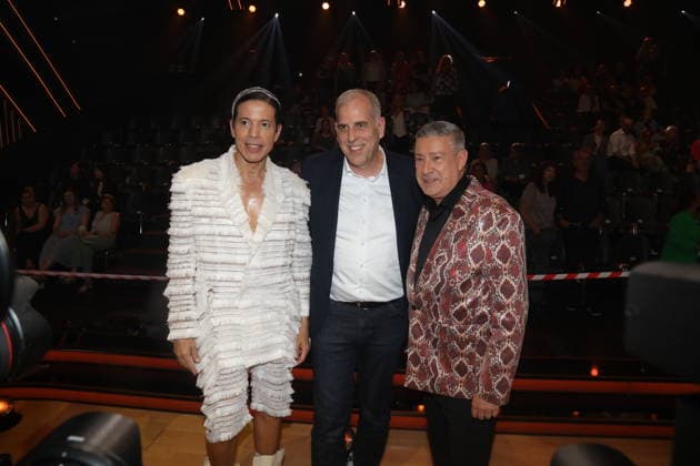 Jorge Gonzalez, CEO von RTL Deutschland Stephan Schmitter und Joachim Llambi in der elften Live-Show der 19. Staffel der RTL-Tanzshow Let s Dance im MMC Coloneum. Köln, 22.05.2026 *** Jorge Gonzalez, CEO of RTL Germany Stephan Schmitter and Joachim Llambi in the eleventh live show of the 19th season of the RTL dance show Let s Dance at the MMC Coloneum Cologne, 22 05 2026 Copyright: xAgenturxMatthiasxWehnertx xM.xGränzdörferx