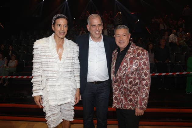 Jorge Gonzalez, CEO von RTL Deutschland Stephan Schmitter und Joachim Llambi in der elften Live-Show der 19. Staffel der RTL-Tanzshow Let s Dance im MMC Coloneum. Köln, 22.05.2026 *** Jorge Gonzalez, CEO of RTL Germany Stephan Schmitter and Joachim Llambi in the eleventh live show of the 19th season of the RTL dance show Let s Dance at the MMC Coloneum Cologne, 22 05 2026 Copyright: xAgenturxMatthiasxWehnertx xM.xGränzdörferx