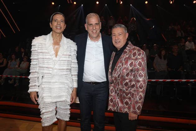 Jorge Gonzalez, CEO von RTL Deutschland Stephan Schmitter und Joachim Llambi in der elften Live-Show der 19. Staffel der RTL-Tanzshow Let s Dance im MMC Coloneum. Köln, 22.05.2026 *** Jorge Gonzalez, CEO of RTL Germany Stephan Schmitter and Joachim Llambi in the eleventh live show of the 19th season of the RTL dance show Let s Dance at the MMC Coloneum Cologne, 22 05 2026 Copyright: xAgenturxMatthiasxWehnertx xM.xGränzdörferx