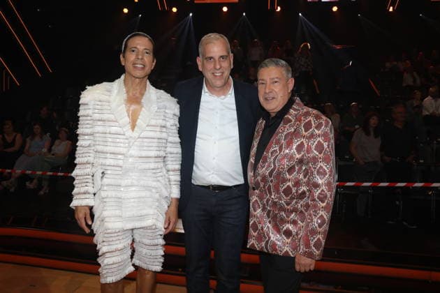 Jorge Gonzalez, CEO von RTL Deutschland Stephan Schmitter und Joachim Llambi in der elften Live-Show der 19. Staffel der RTL-Tanzshow Let s Dance im MMC Coloneum. Köln, 22.05.2026 *** Jorge Gonzalez, CEO of RTL Germany Stephan Schmitter and Joachim Llambi in the eleventh live show of the 19th season of the RTL dance show Let s Dance at the MMC Coloneum Cologne, 22 05 2026 Copyright: xAgenturxMatthiasxWehnertx xM.xGränzdörferx