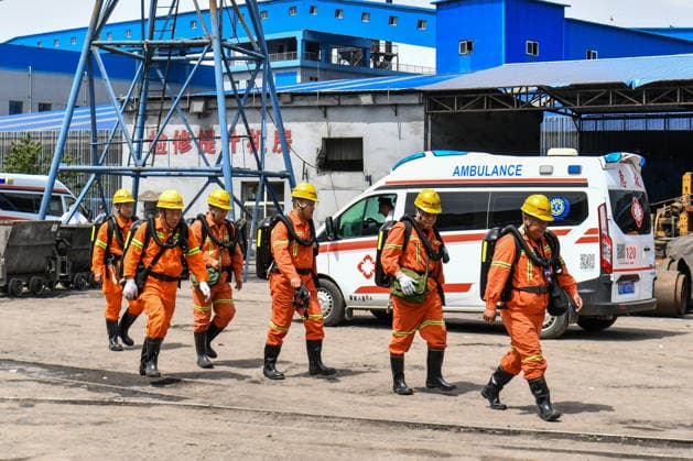 (260523) -- CHANGZHI, May 23, 2026 -- This photo taken on May 23, 2026 shows a scene at the rescue site of the Liushenyu coal mine in Qinyuan County, north China s Shanxi Province. The coal mine accident in north China s Shanxi Province has left 82 dead, with nine others still trapped, according to Xinhua reporters at the site. The gas explosion occurred on Friday at the Liushenyu coal mine in Qinyuan County. Rescue efforts are ongoing. ) (SpotNews) CHINA-SHANXI-COAL MINE-ACCIDENT (CN) CaoxYang 