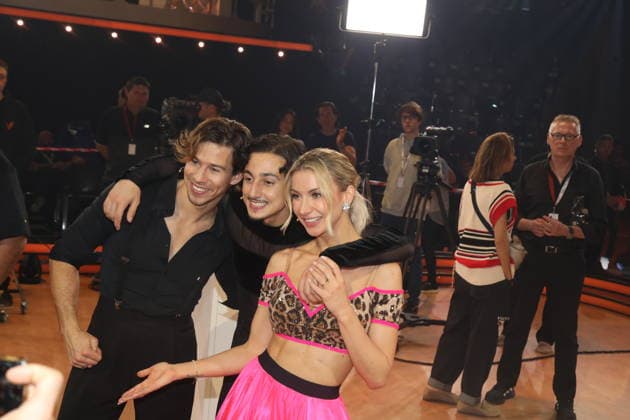 Joel Mattli, Milano aka Milane Baybah und Anna-Carina Woitschack in der elften Live-Show der 19. Staffel der RTL-Tanzshow Let s Dance im MMC Coloneum. Köln, 22.05.2026 *** Joel Mattli, Milano aka Milane Baybah and Anna Carina Woitschack in the eleventh live show of season 19 of the RTL dance show Let s Dance at the MMC Coloneum Cologne, 22 05 2026 Copyright: xAgenturxMatthiasxWehnertx xM.xGränzdörferx