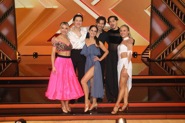 Anna-Carina Woitschack und Evgeny Vinokurov, Joel Mattli und Malika Dzumaev und Milano aka Milane Baybah und Marta Arndt in der elften Live-Show der 19. Staffel der RTL-Tanzshow Let s Dance im MMC Coloneum. Köln, 22.05.2026 *** Anna Carina Woitschack and Evgeny Vinokurov, Joel Mattli and Malika Dzumaev and Milano aka Milane Baybah and Marta Arndt in the eleventh live show of season 19 of the RTL dance show Let s Dance at the MMC Coloneum Cologne, 22 05 2026 Copyright: xAgenturxMatthiasxWehnertx xM.xGränzdörferx