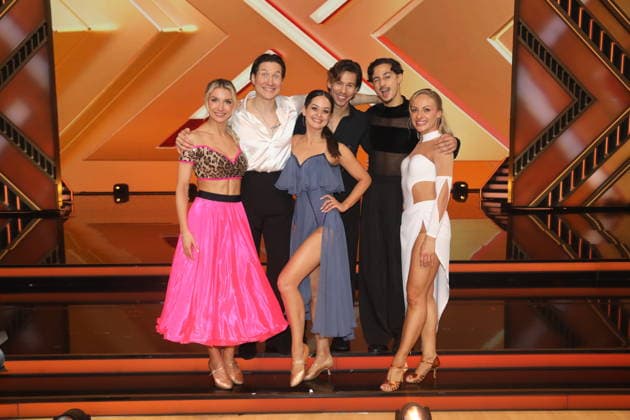 Anna-Carina Woitschack und Evgeny Vinokurov, Joel Mattli und Malika Dzumaev und Milano aka Milane Baybah und Marta Arndt in der elften Live-Show der 19. Staffel der RTL-Tanzshow Let s Dance im MMC Coloneum. Köln, 22.05.2026 *** Anna Carina Woitschack and Evgeny Vinokurov, Joel Mattli and Malika Dzumaev and Milano aka Milane Baybah and Marta Arndt in the eleventh live show of season 19 of the RTL dance show Let s Dance at the MMC Coloneum Cologne, 22 05 2026 Copyright: xAgenturxMatthiasxWehnertx xM.xGränzdörferx