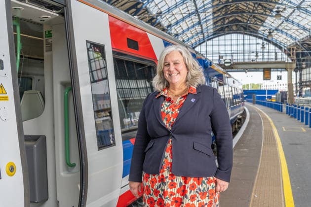 Heidi Alexander Heidi Alexander, Secretary of State for Transport unveils the first Great British Railway train at Brighton Station, Queen s Road, Brighton, East Sussex, UK  Copyright: xjonxsantaxcruzx NINTCHDBPICT001082694201