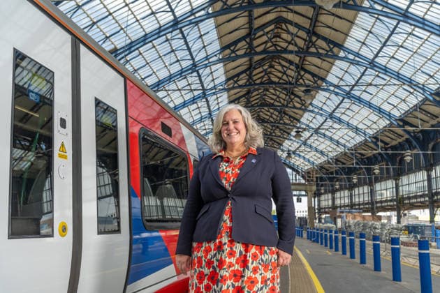 Heidi Alexander Heidi Alexander, Secretary of State for Transport unveils the first Great British Railway train at Brighton Station, Queen s Road, Brighton, East Sussex, UK  Copyright: xjonxsantaxcruzx NINTCHDBPICT001082694203