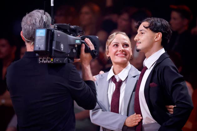 Sänger Milano (Milane Baybah) und Profitänzerin Marta Arndt im Halbfinale der 19. Staffel der RTL-Tanzshow Lets Dance im Coloneum. Köln, 22.05.2026 NRW Deutschland *** Singer Milano Milane Baybah and professional dancer Marta Arndt in the semi-final of the 19th season of the RTL dance show Lets Dance at the Coloneum Cologne, 22 05 2026 NRW Germany Copyright: xChristophxHardtx