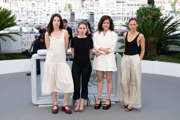 Cannes Realisateurs Des Courts Metrages En Compétition Photocall LZ Tamara Todorovic, Lola Degove, Niki Lindroth von Bahr and Mathilde Bedouet attending the photocall of Realisateurs Des Courts Metrages En Compétition Photocall during the 79th Cannes International Film Festival in Cannes, France on May 23, 2026, the film selected in Un Certain Regard. Photo by Laurent Zabulon ABACAPRESS.COM  Copyright: xZabulonxLaurentx