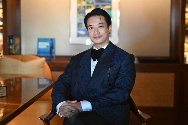 Samuel An Maison Joaal announces the second edition of the Global Travelers Awards, a private dinner dedicated to international film talents at the Salon du Jury of the Michelin starred restaurant La Palme dOr at the Hotel Martinez Lionel Urman Bestimage Maison Joaal announces the second edition of the Global Travelers Awards, a private dinner dedicated to international film talents at the Salon du Jury of the Michelin starred restaurant La Palme dOr at the Hotel Martinez Cannes France  Copyright: xLIONELxURMANxx xBESTIMAGExLIONELxURMANxx xBESTIMAGEx