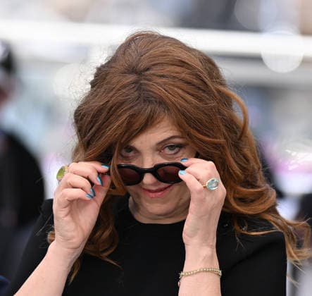 79th Cannes Film Festival: L Objet du delit (Crescendo) photocall CANNES, FRANCE - MAY 23: (L to R) French director Agnes Jaoui poses during a photocall for the film L Objet du delit (Crescendo) at the 79th edition of the Cannes Film Festival in Cannes, France on May 23, 2026. Mustafa Yalcin Anadolu Cannes France. Editorial use only. Please get in touch for any other usage.  Copyright: x2026xAnadoluxMustafaxYalcinx