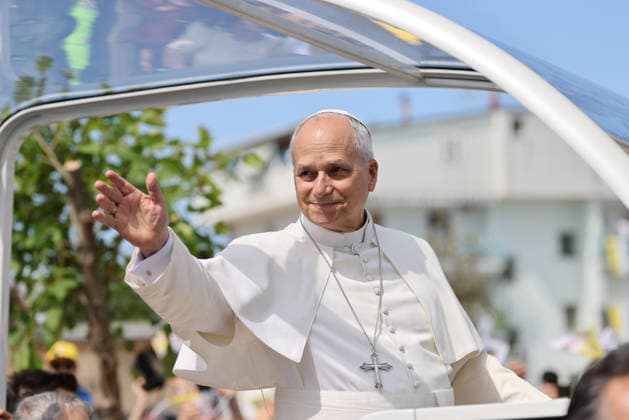 May 23, 2026, Acerra, Campania, ITALIA: Pope Leo XIV during his pastoral visit on May 23, 2026, to the city of Acerra (NA) in Piazza Calipari Acerra ITALIA  - ZUMAs236 20260523_aap_s236_014 Copyright: xFabioxSassox