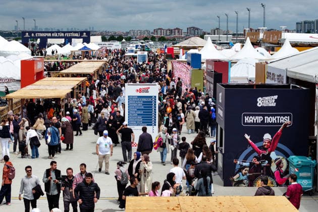 8th Ethnosport Culture Festival in Istanbul ISTANBUL, TURKIYE - MAY 23: People visit the 8th Ethnosport Culture Festival, organized by the World Ethnosport Federation, at Istanbul Ataturk Airport in Istanbul, Turkiye on May 23, 2026. Cem Tekkesinoglu Anadolu Istanbul Turkey. Editorial use only. Please get in touch for any other usage.  Copyright: x2026xAnadoluxCemxTekkesinoglux