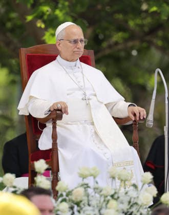May 23, 2026, Acerra, Campania, ITALIA: Pope Leo XIV during his pastoral visit on May 23, 2026, to the city of Acerra (NA) in Piazza Calipari Acerra ITALIA - ZUMAs236 20260523_aap_s236_026 Copyright: xFabioxSassox