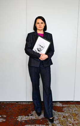 Sviatlana Tsikhanouskaya, a representative of Belarusian democratic forces, gives an interview to the Czech News Agency (CTK),xinxPrague,xonxMayx23,x2026.xAxdeeperxmilitaryxintegrationxbetweenxRussiaxandxBelarusxposesxaxsecurityxthreatxtoxallxofxEurope,xnotxjustxtoxthexcountriesxonxthexeasternxflankxofxNATO,xshexsaidxinxanxinterview.xAccordingxtoxher,xthexregimexofxBelarusianxauthoritarianxleaderxAlexanderxLukashenkoxservesxasxaxtoolxforxMoscowxtoxintimidatexandxpressurexEuropeanxstates.x(CTKxPhoto RomanxVondrous) CTKPhotoP2026052204531  CTKPhotoP2026052204531