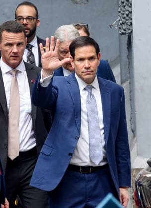 U.S. Secretary of State Marco Rubio in Kolkata during his 4-day visit to India Kolkata, May 23 (ANI): U.S. Secretary of State Marco Rubio waves during his visit to the Mother House, the global headquarters of Saint Teresa s Missionaries of Charity, in Kolkata on Saturday. kolkata West Bengal India Copyright: xANIx ANI_20260523009