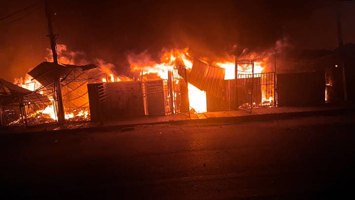 RECORD DATE NOT STATED A fire breaks out at furniture market at Shastri Park New Delhi, May 23 (ANI): A fire breaks out at furniture market at Shastri Park, in New Delhi on Friday. (ANI Video Grab) New Delhi Delhi India Copyright: xANIx ANI_20260523091
