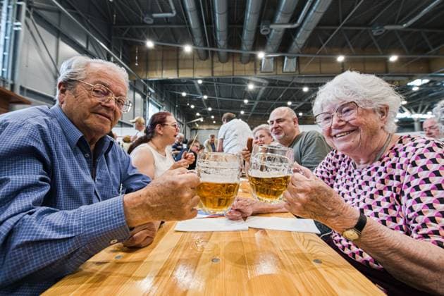 The 76th Sudeten German Congress in Brno continued at Brno Exhibition Centre on Saturday, May 23, 2026. (CTKxPhoto PatrikxUhlir) CTKPhotoP2026052303077  CTKPhotoP2026052303077