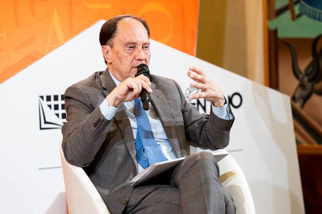 IPA84997761 - Trento , Festival of Economics Minister for Relations with Parliament Luca Ciriani Pictured: Luca Ciriani;  Copyright: xAaronxGiordanix xAaronxGiordanix 84997761