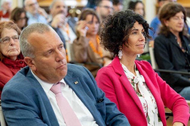 IPA84997773 - Trento , Festival of Economics Minister for Relations with Parliament Luca Ciriani Pictured: Alessandro UrzÃ¬; Francesca Gerosa;  Copyright: xAaronxGiordanix xAaronxGiordanix 84997773