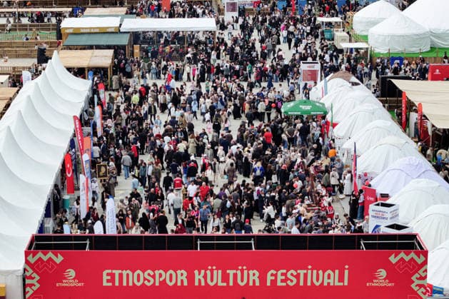8th Ethnosport Culture Festival in Istanbul ISTANBUL, TURKIYE - MAY 23: A view of the 8th Ethnosport Culture Festival, organized by the World Ethnosport Confederation, on its third day at Ataturk Airport in Istanbul, Turkiye on May 23, 2026. Cemal Yurttas Anadolu Istanbul Turkey. Editorial use only. Please get in touch for any other usage.  Copyright: x2026xAnadoluxCemalxYurttasx