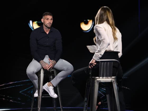 IPA84999730 - Rome, Rai former Dear studios, TV broadcast Belve crime. In the photo: Mirco Ricci  Copyright: xMarcoxProvvisionatox xMarcoxProvvisionatox 84999730