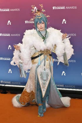 Japanese Cosplayer Enako attends the orange carpet event for the Crunchyroll Anime Awards 2026 in Tokyo, Japan on Saturday, May 23, 2026.  TKP2026052301 KEIZOxMORI