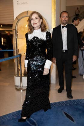 Cannes Isabelle Huppert exits Martinez MP CANNES, FRANCE - MAY 23: Isabelle Huppert leaves the Martinez Hotel to attend the closing awards ceremony during the 79th Cannes Film Festival on May 23, 2026 in Cannes, France. Photo by Marco Piovanotto Abacapress.com Cannes France  Copyright: xPiovanottoxMarco ABACAx