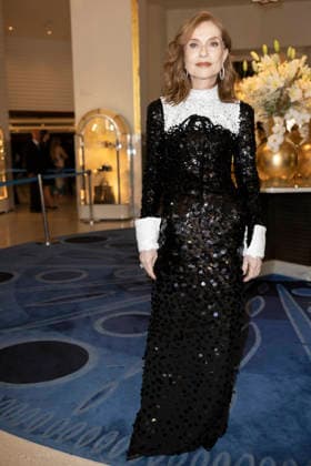 Cannes Isabelle Huppert exits Martinez MP CANNES, FRANCE - MAY 23: Isabelle Huppert leaves the Martinez Hotel to attend the closing awards ceremony during the 79th Cannes Film Festival on May 23, 2026 in Cannes, France. Photo by Marco Piovanotto Abacapress.com Cannes France  Copyright: xPiovanottoxMarco ABACAx