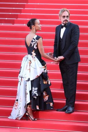 Domine - Closing Ceremony Red Carpet Zoe Saldana and Marco Perego at the red carpet of the closing ceremony of the 79th annual Cannes Film Festival at Palais des Festivals on May 23, 2026 in Cannes, France. Photo by Jerome Domine ABACAPRESS.COM Cannes France  Copyright: xDominexJerome ABACAx