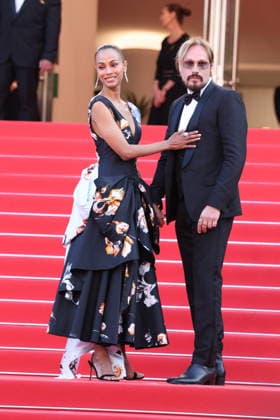 Domine - Closing Ceremony Red Carpet Zoe Saldana and Marco Perego at the red carpet of the closing ceremony of the 79th annual Cannes Film Festival at Palais des Festivals on May 23, 2026 in Cannes, France. Photo by Jerome Domine ABACAPRESS.COM Cannes France  Copyright: xDominexJerome ABACAx