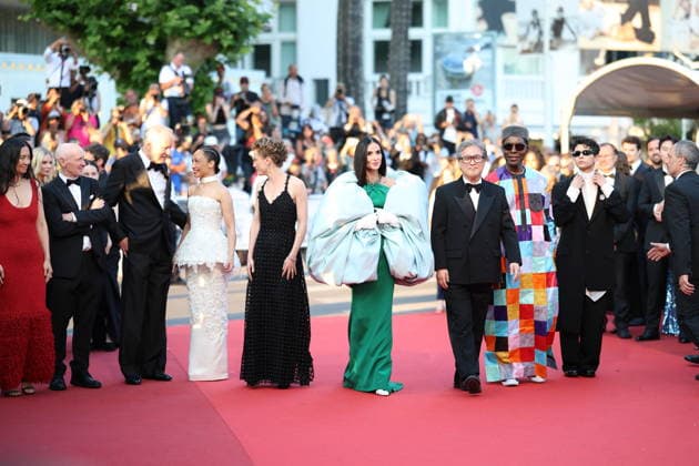 Cannes - Closing Ceremony Red Carpet Jury Member Isaach de Bankole, Jury President Park Chan-wook, Jury Member Demi Moore, Jury Member Diego Cespedes, Jury Member Laura Wandel, Jury Member Ruth Negga, Jury Member Chloe Zhao, Jury Member Stellan Skarsgard and Jury Member Paul Laverty at the red carpet of the closing ceremony of the 79th annual Cannes Film Festival at Palais des Festivals on May 23, 2026 in Cannes, France. Photo by Jerome Domine ABACAPRESS.COM Cannes France  Copyright: xDominexJerome ABACAx