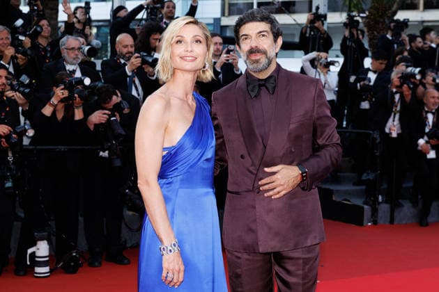 Pierfrancesco Favino, Anna Ferzetti Montée des marches pour la cérémonie de clôture du 79ème Festival International du Film de Cannes, le 23 mai 2026 Jacovides Moreau Bestimage Red carpet for the closing ceremony of the 79th Cannes International Film Festival Opening ceremony on May 23, 2026 Cannes France  Copyright: xJACOVIDES-MOREAUx xBESTIMAGExJACOVIDES-MOREAUx xBESTIMAGEx