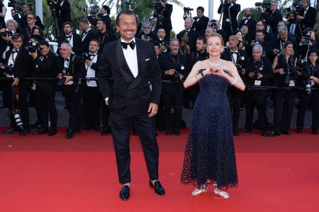 William Abadie et Caroline Scheufele Montée des marches pour la cérémonie de clôture du 79ème Festival International du Film de Cannes, le 23 mai 2026 Olivier Borde Bestimage Red carpet for the closing ceremony of the 79th Cannes International Film Festival Opening ceremony on May 23, 2026 Cannes France  Copyright: xOLIVIERxBORDEx xBESTIMAGExOLIVIERxBORDEx xBESTIMAGEx