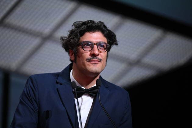 Cannes - Closing Ceremony Argentine director Federico Luis celebrates on stage after winning the Short Film Palme d Or for the film For the Opponents (Para los contrincantes) during the closing ceremony of the 79th edition of the Cannes Film Festival in Cannes, France on May 23, 2026. Photo by Eliot Blondet ABACAPRESS.COM Cannes France  Copyright: xBlondetxEliot ABACAx