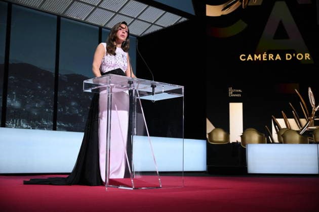 Cannes - Closing Ceremony President of the Camera d Or jury Canadian actress, director and screenwriter Monia Chokri on stage during the closing ceremony of the 79th edition of the Cannes Film Festival in Cannes, France on May 23, 2026. Photo by Eliot Blondet ABACAPRESS.COM Cannes France  Copyright: xBlondetxEliot ABACAx