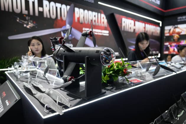 Drone World Congress In China s Shenzhen SHENZHEN, CHINA - MAY 23:Exhibitors present multiple advanced drone devices at the congress venue on May 23,2026 in Shenzhen,Guangdong Province of China.The 2026 Drone World Congress is themed around low altitude economy and flying towards the future, showcasing over 10000 drones and low altitude technology products. Stringer Anadolu Shenzhen China. Editorial use only. Please get in touch for any other usage.  Copyright: x2026xAnadoluxStringerx